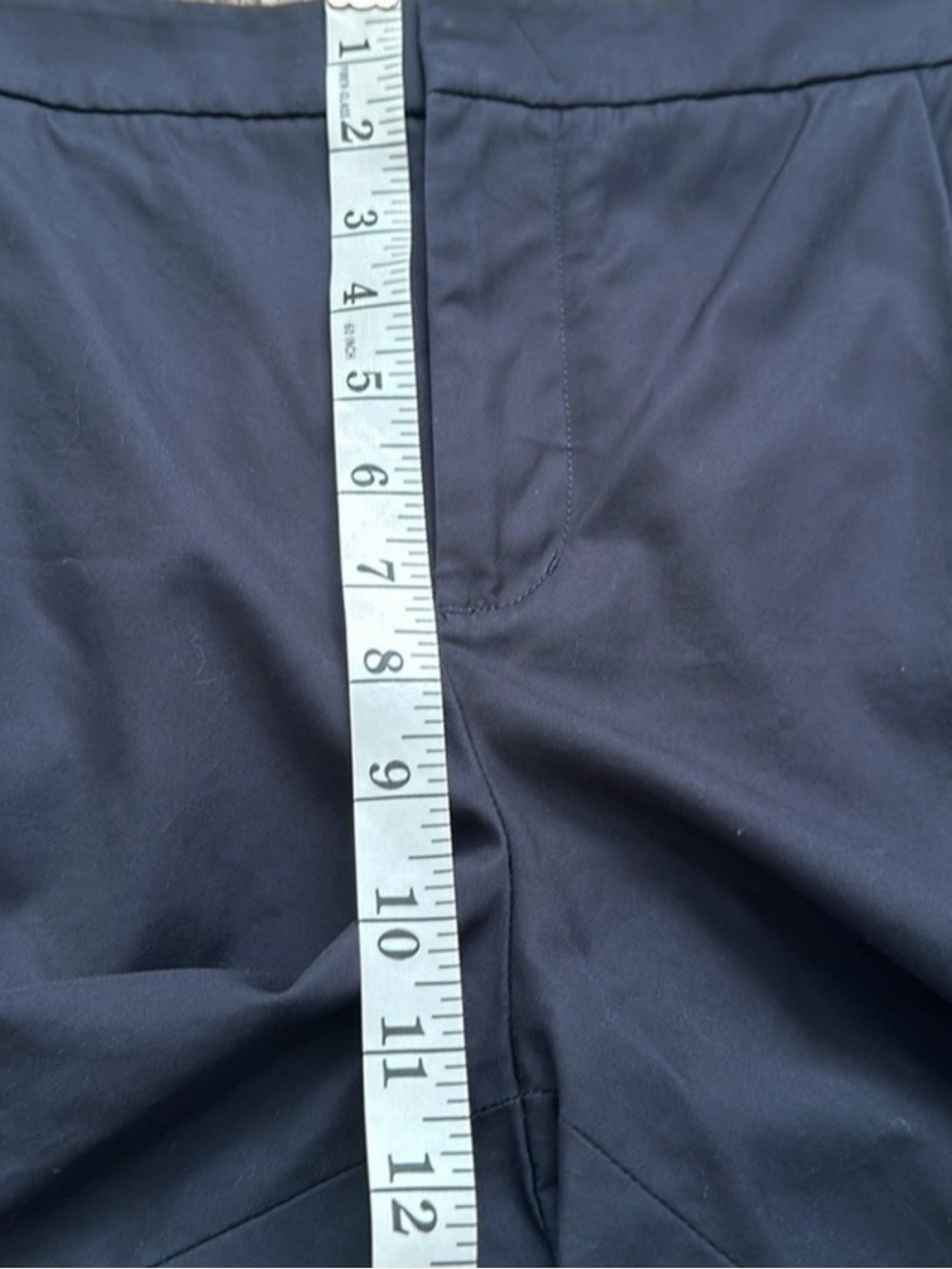Vince Black Pleated Cotton Shorts High Rise Tailored Trouser Womens Size 8 - Picture 7 of 7